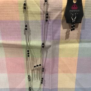 Silver and boacl necklace